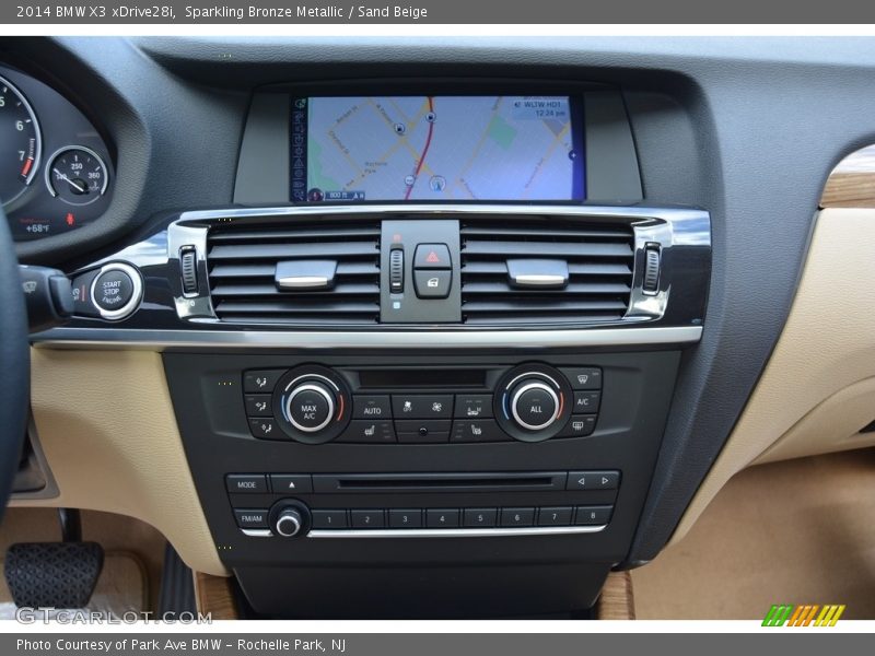Sparkling Bronze Metallic / Sand Beige 2014 BMW X3 xDrive28i
