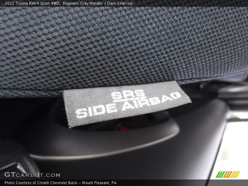 Magnetic Gray Metallic / Dark Charcoal 2012 Toyota RAV4 Sport 4WD