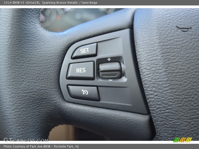 Sparkling Bronze Metallic / Sand Beige 2014 BMW X3 xDrive28i