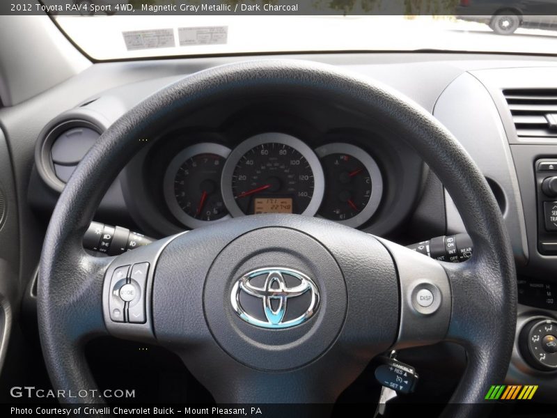 Magnetic Gray Metallic / Dark Charcoal 2012 Toyota RAV4 Sport 4WD