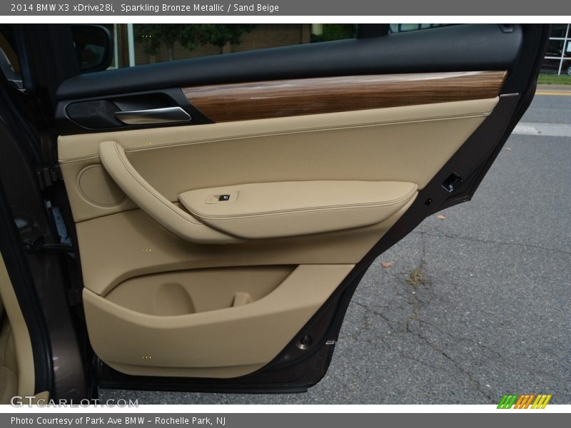 Sparkling Bronze Metallic / Sand Beige 2014 BMW X3 xDrive28i