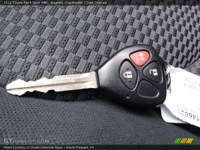 Magnetic Gray Metallic / Dark Charcoal 2012 Toyota RAV4 Sport 4WD