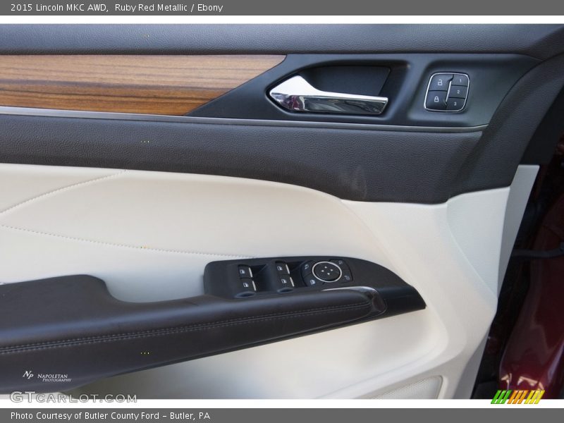 Ruby Red Metallic / Ebony 2015 Lincoln MKC AWD