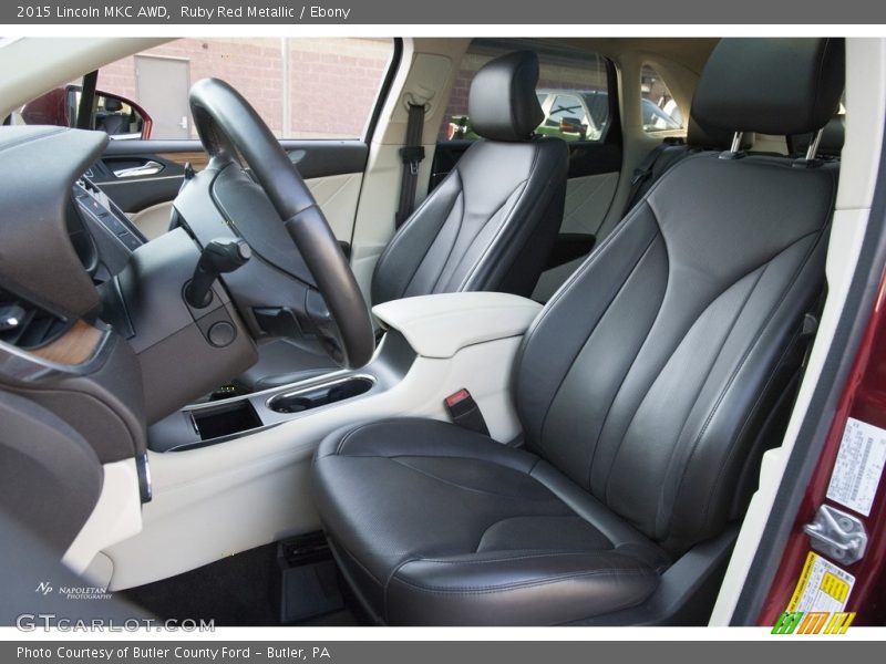 Ruby Red Metallic / Ebony 2015 Lincoln MKC AWD