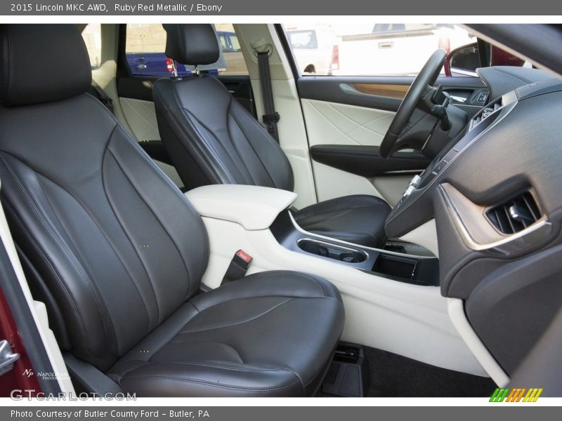 Ruby Red Metallic / Ebony 2015 Lincoln MKC AWD