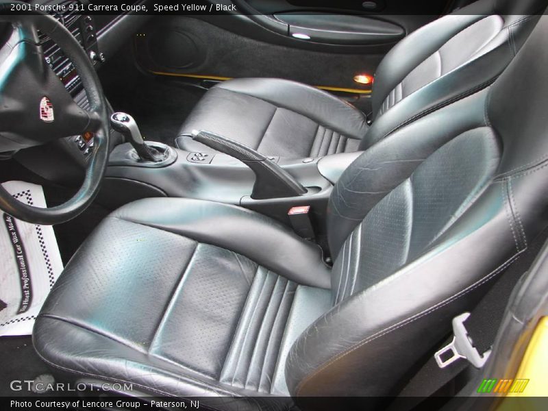 Speed Yellow / Black 2001 Porsche 911 Carrera Coupe