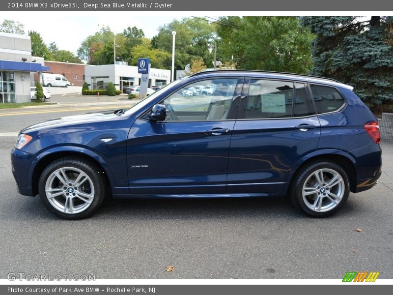  2014 X3 xDrive35i Deep Sea Blue Metallic