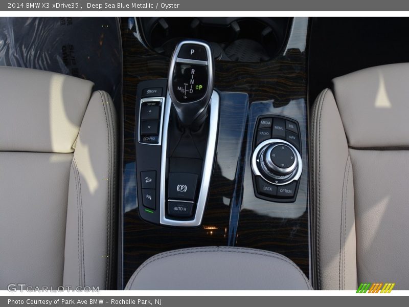 Deep Sea Blue Metallic / Oyster 2014 BMW X3 xDrive35i