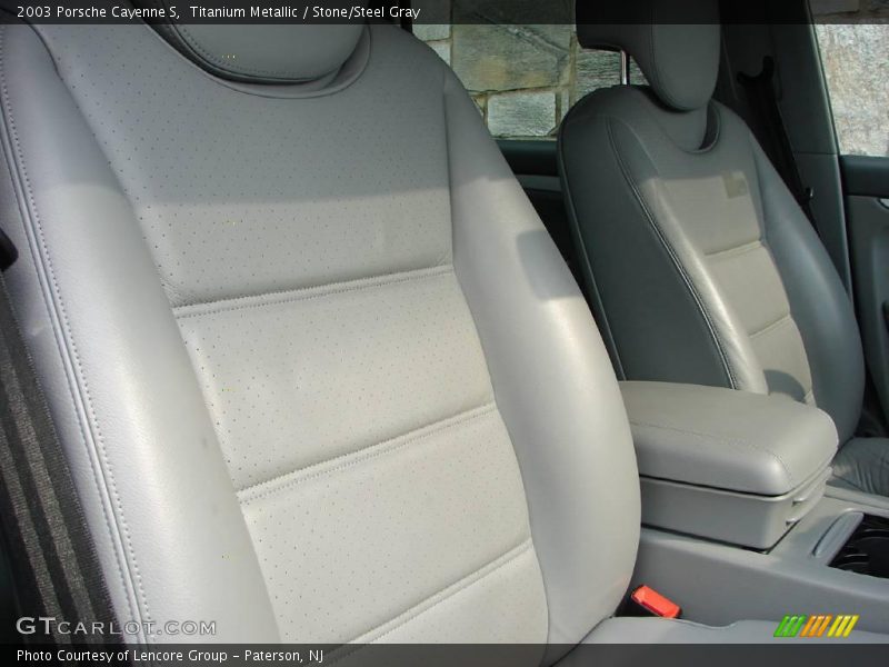 Titanium Metallic / Stone/Steel Gray 2003 Porsche Cayenne S