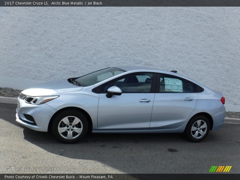 Arctic Blue Metallic / Jet Black 2017 Chevrolet Cruze LS