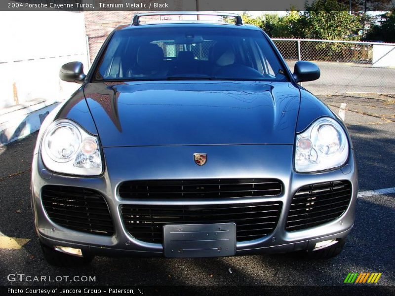 Titanium Metallic / Black 2004 Porsche Cayenne Turbo