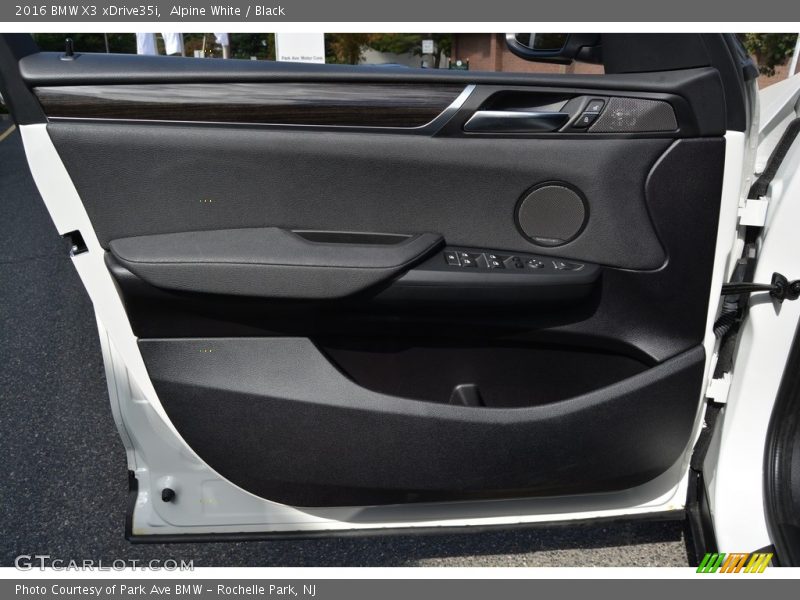 Alpine White / Black 2016 BMW X3 xDrive35i