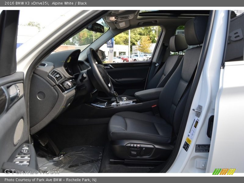 Alpine White / Black 2016 BMW X3 xDrive35i