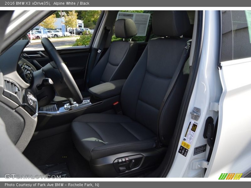 Alpine White / Black 2016 BMW X3 xDrive35i