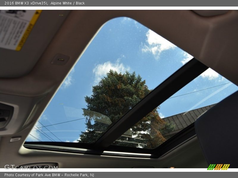 Alpine White / Black 2016 BMW X3 xDrive35i