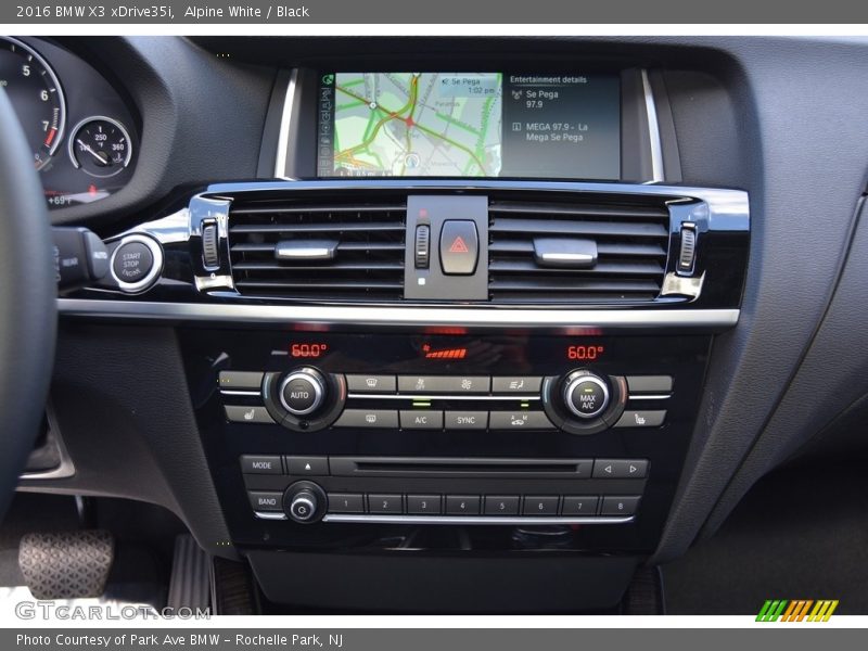 Alpine White / Black 2016 BMW X3 xDrive35i