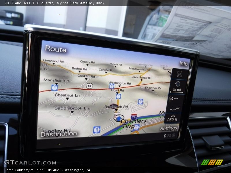 Navigation of 2017 A8 L 3.0T quattro