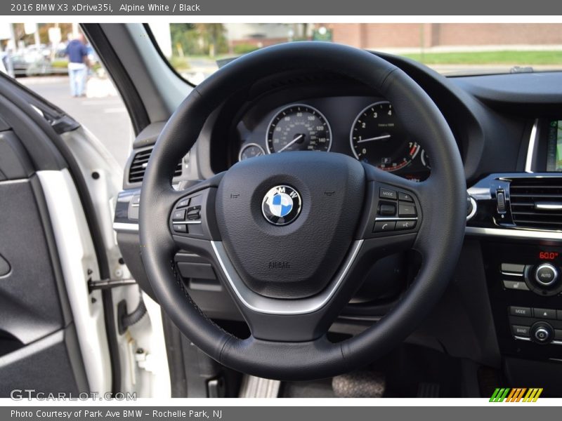 Alpine White / Black 2016 BMW X3 xDrive35i