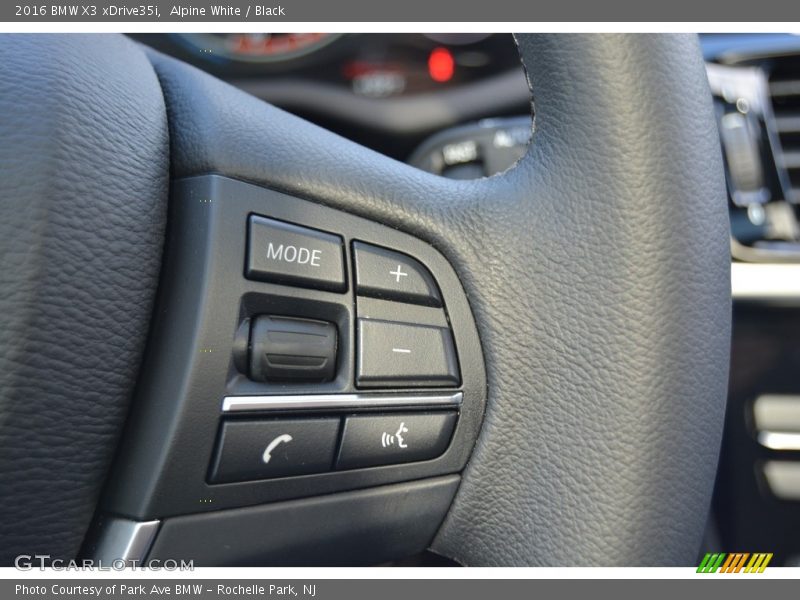 Alpine White / Black 2016 BMW X3 xDrive35i