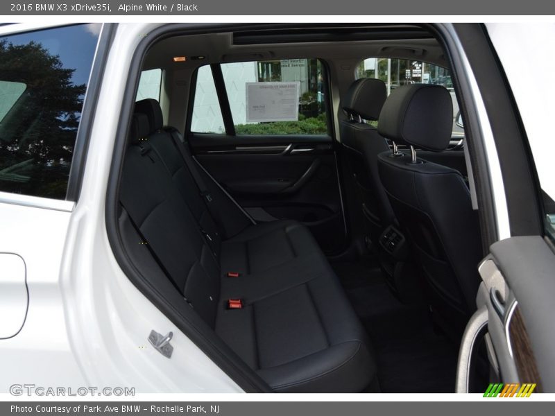 Alpine White / Black 2016 BMW X3 xDrive35i