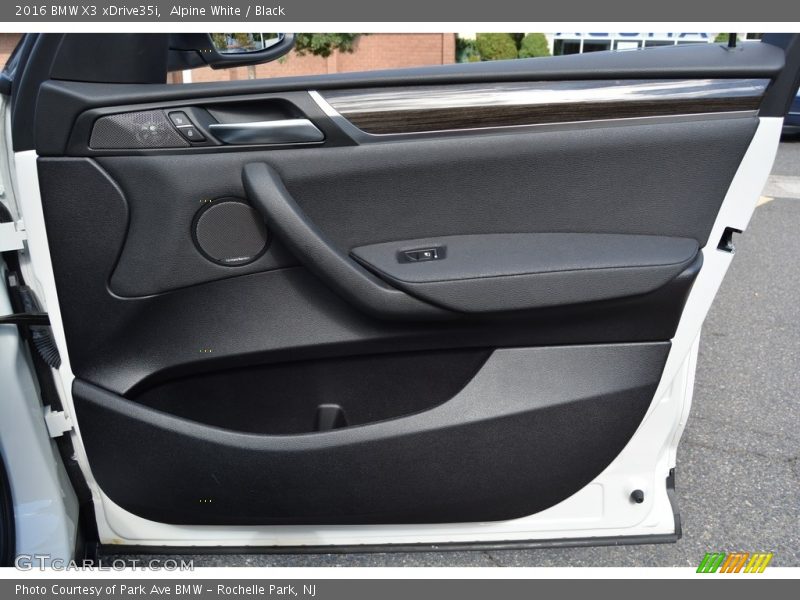 Alpine White / Black 2016 BMW X3 xDrive35i