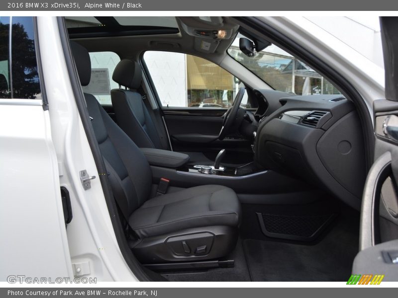 Alpine White / Black 2016 BMW X3 xDrive35i