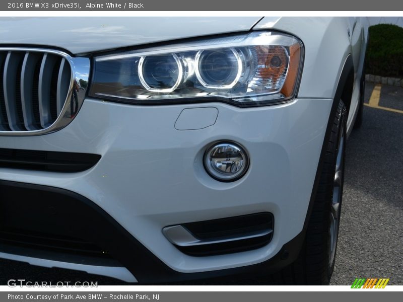 Alpine White / Black 2016 BMW X3 xDrive35i