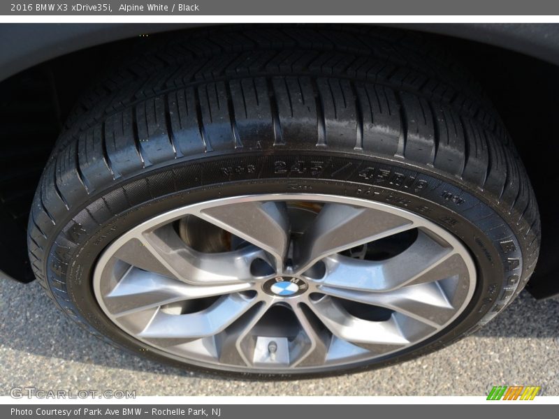 Alpine White / Black 2016 BMW X3 xDrive35i