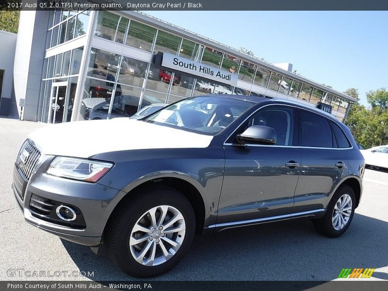 Daytona Gray Pearl / Black 2017 Audi Q5 2.0 TFSI Premium quattro