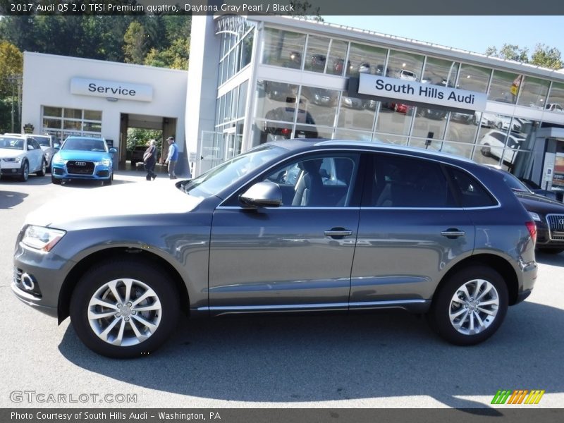 Daytona Gray Pearl / Black 2017 Audi Q5 2.0 TFSI Premium quattro