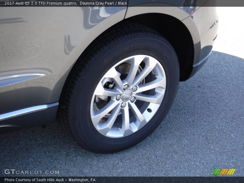 Daytona Gray Pearl / Black 2017 Audi Q5 2.0 TFSI Premium quattro