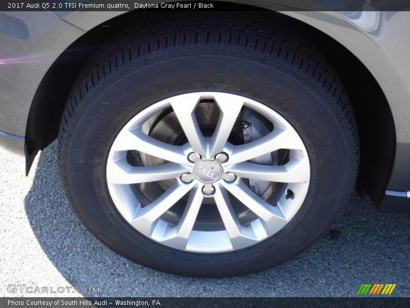 Daytona Gray Pearl / Black 2017 Audi Q5 2.0 TFSI Premium quattro