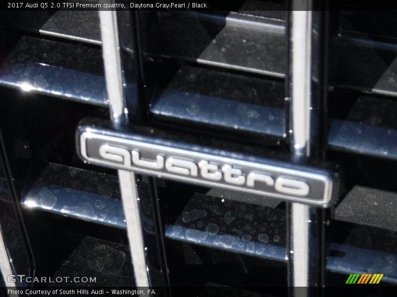 Daytona Gray Pearl / Black 2017 Audi Q5 2.0 TFSI Premium quattro