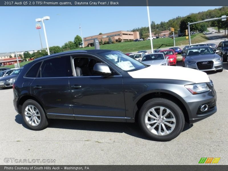 Daytona Gray Pearl / Black 2017 Audi Q5 2.0 TFSI Premium quattro