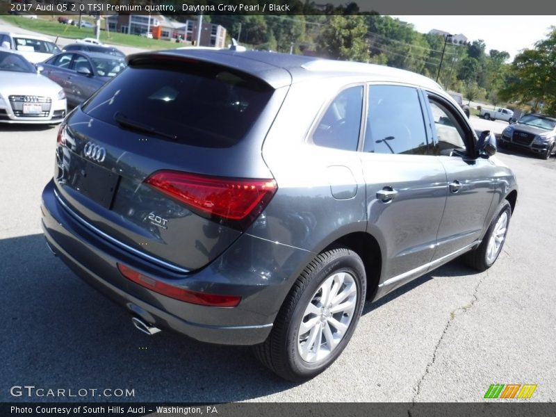 Daytona Gray Pearl / Black 2017 Audi Q5 2.0 TFSI Premium quattro