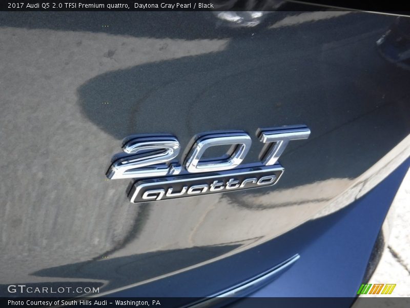 Daytona Gray Pearl / Black 2017 Audi Q5 2.0 TFSI Premium quattro