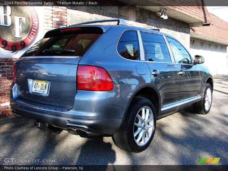 Titanium Metallic / Black 2004 Porsche Cayenne Turbo