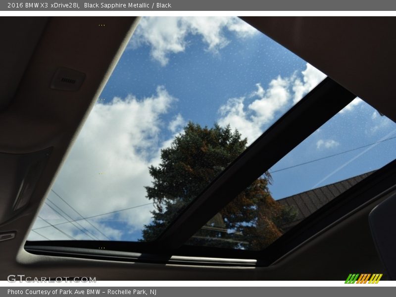 Black Sapphire Metallic / Black 2016 BMW X3 xDrive28i