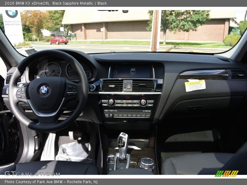 Black Sapphire Metallic / Black 2016 BMW X3 xDrive28i