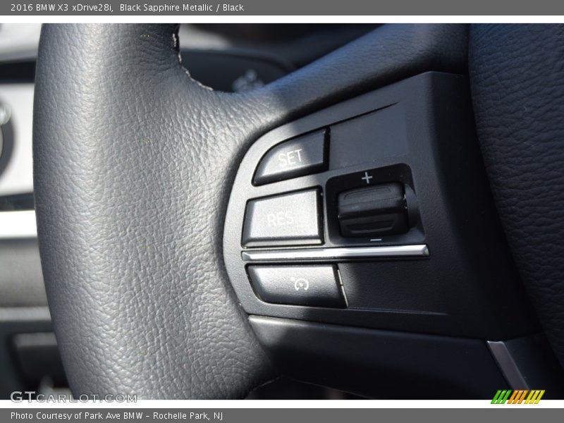 Black Sapphire Metallic / Black 2016 BMW X3 xDrive28i