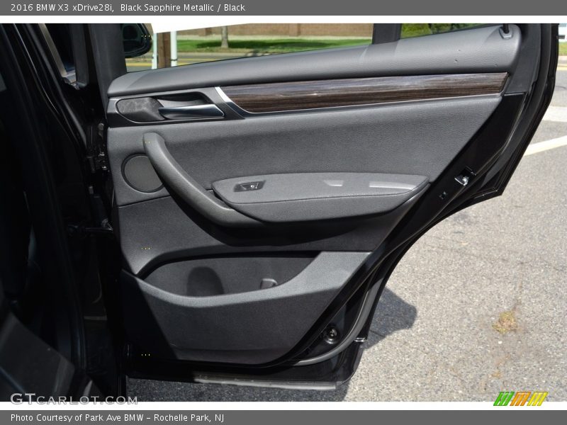 Black Sapphire Metallic / Black 2016 BMW X3 xDrive28i
