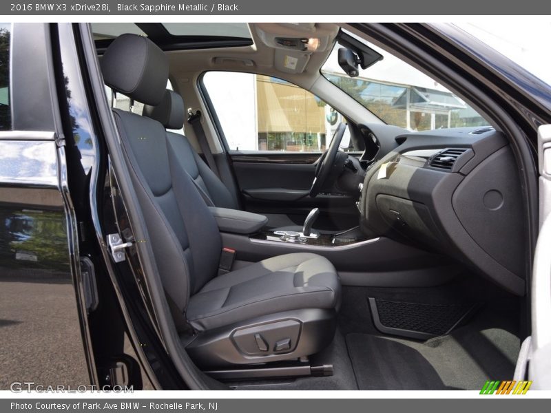 Black Sapphire Metallic / Black 2016 BMW X3 xDrive28i