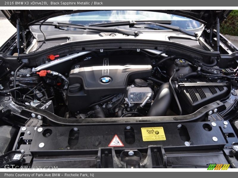 Black Sapphire Metallic / Black 2016 BMW X3 xDrive28i
