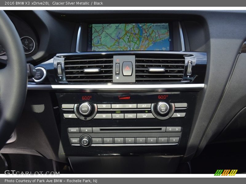 Glacier Silver Metallic / Black 2016 BMW X3 xDrive28i