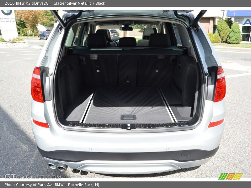 Glacier Silver Metallic / Black 2016 BMW X3 xDrive28i