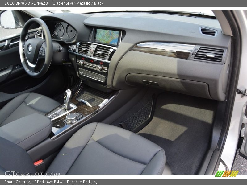 Glacier Silver Metallic / Black 2016 BMW X3 xDrive28i