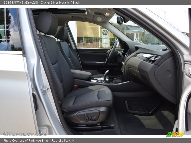 Glacier Silver Metallic / Black 2016 BMW X3 xDrive28i