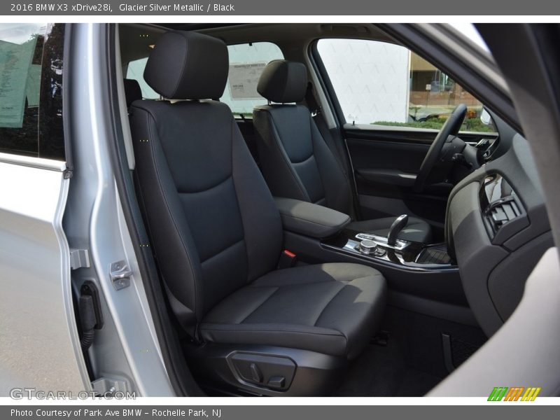 Glacier Silver Metallic / Black 2016 BMW X3 xDrive28i
