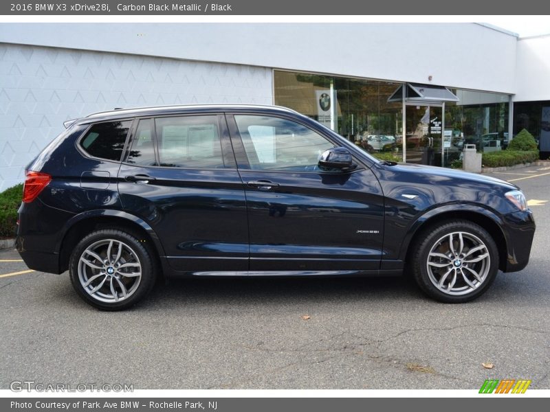 Carbon Black Metallic / Black 2016 BMW X3 xDrive28i