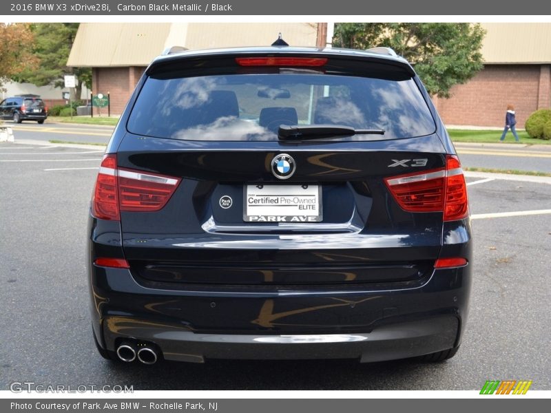 Carbon Black Metallic / Black 2016 BMW X3 xDrive28i